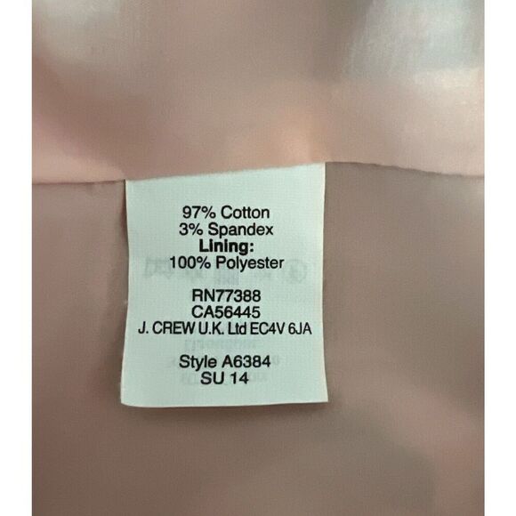 J. CREW Pencil Skirt A-line Gemstone Geometric Print Mini 8 - Picture 8 of 9